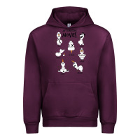 Mauve Wine Frozen 2 Olaf My Signature Moves Urban Hoodie - minhPixels