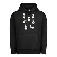 Pigment Black Frozen 2 Olaf My Signature Moves Urban Hoodie - minhPixels