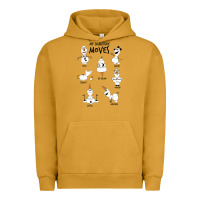 Pigment Peanut Butter Frozen 2 Olaf My Signature Moves Urban Hoodie - minhPixels