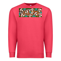 Cardinal Santa skeleton christmas Premium Sweatshirt - Artiststas