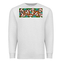 Oatmeal Heather Santa skeleton christmas Premium Sweatshirt - Artiststas