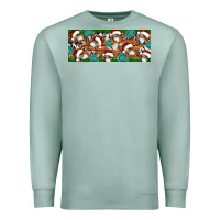 Seafoam Santa skeleton christmas Premium Sweatshirt - Artiststas