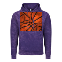 Cloud Purple distressed basketball pattern Vintage Hoodie - TumblerDesignByShophia