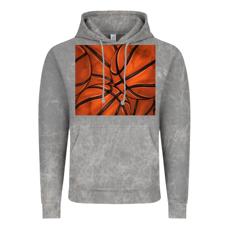 Distressed Basketball Pattern Vintage Hoodie by TumblerDesignByShophia | Teevron