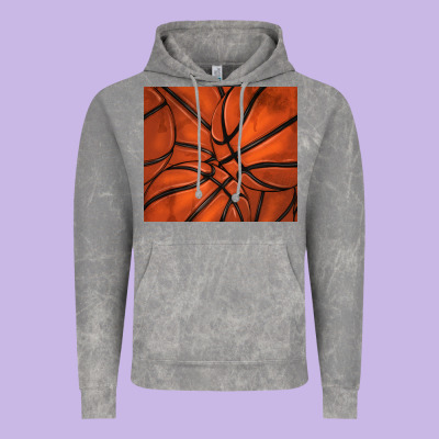 Distressed Basketball Pattern Vintage Hoodie Designed By Tumblerdesignbyshophia