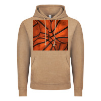 Vintage Coffee distressed basketball pattern Vintage Hoodie - TumblerDesignByShophia