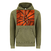 Vintage Olive distressed basketball pattern Vintage Hoodie - TumblerDesignByShophia