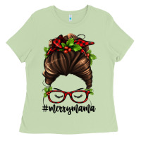 Matcha christmas merry mama Ladies Tee - Jasminsmagicworld