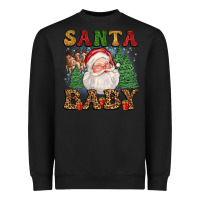 Black santa baby Heavyweight Sweatshirt - FaDigitalArtStudio