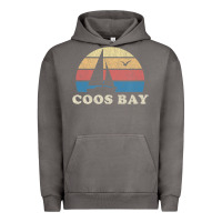 Pigment Tornado Coos Bay Or Vintage Sailboat 70S Throwback Sunset Urban Hoodie - minhPixels