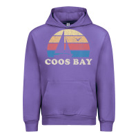 Tulip Coos Bay Or Vintage Sailboat 70S Throwback Sunset Urban Hoodie - minhPixels