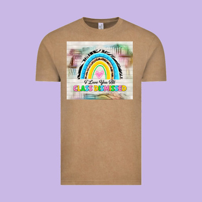 I Love You All Class Dismissed Vintage Tee Designed By Tumblerdesignbyshophia