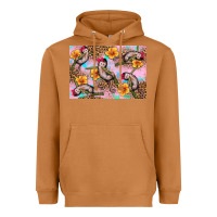 Meerkat Baby monkey flowers Heavyweight Hoodie - Artiststas