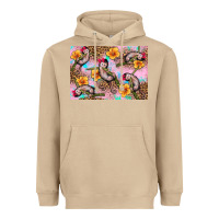 Mushroom Baby monkey flowers Heavyweight Hoodie - Artiststas