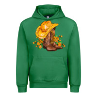 Emerald yellow  cowgirl and roses Urban Hoodie - AdoDesignShop