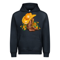 Navy yellow  cowgirl and roses Urban Hoodie - AdoDesignShop