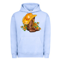 Pigment Grape Ice yellow  cowgirl and roses Urban Hoodie - AdoDesignShop