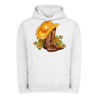 Pigment Lunar Rock yellow  cowgirl and roses Urban Hoodie - AdoDesignShop