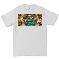 Dove Grey be kind bees license plate Premium Tee - Artiststas