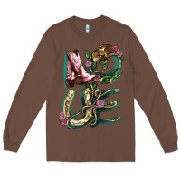Chestnut Love boots horseshoe Long Sleeve Tee - HowdyJamesFarm