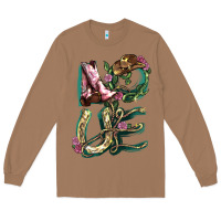 Toasted Coconut Love boots horseshoe Long Sleeve Tee - HowdyJamesFarm