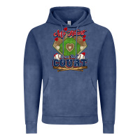 Vintage Denim My heart is on that court Baseball Vintage Hoodie - HowdyJamesFarm