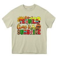Mossy tequila lime and sunshine Heavy Core Tee - LillyAllenDesigns