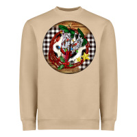 Mushroom Cowgirl Boots Heavyweight Sweatshirt - FaDigitalArtStudio