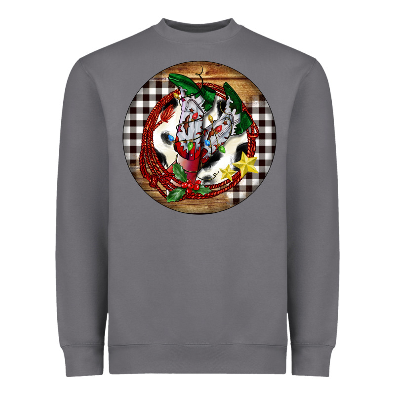Cowgirl Boots Heavyweight Sweatshirt by FaDigitalArtStudio | Teevron