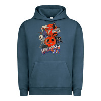 Pigment Midnight Navy Lil Boo Halloween Horror Nights Every Is October 31St Urban Hoodie - minhPixels