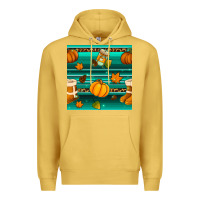 Antique Gold autumn seamless pattern Premium Hoodie - BundleAndBundleShop