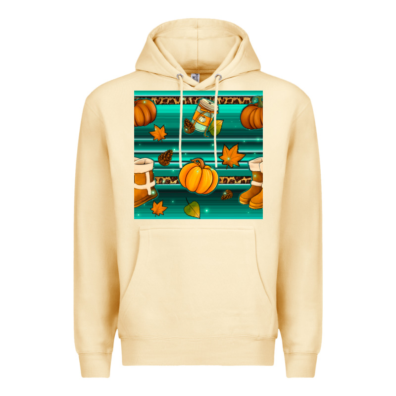 Autumn Seamless Pattern Premium Hoodie by BundleAndBundleShop | Teevron