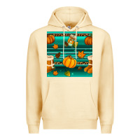 Pina Colada autumn seamless pattern Premium Hoodie - BundleAndBundleShop