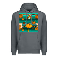 Rock autumn seamless pattern Premium Hoodie - BundleAndBundleShop