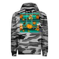 Slate Camo autumn seamless pattern Premium Hoodie - BundleAndBundleShop
