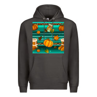 Smoke autumn seamless pattern Premium Hoodie - BundleAndBundleShop