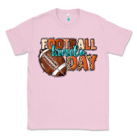Bubblegum Pink Football kinda day Classic Tee - NancyCooperArtShop