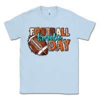 Dusty Blue Football kinda day Classic Tee - NancyCooperArtShop