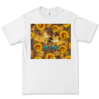 White be kind bee and sunflowers Premium Tee - Artiststas