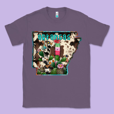 Arkansas Map Classic Tee Designed By Racoondesign