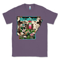 Lavender arkansas map Classic Tee - RacoonDesign
