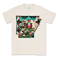Natural arkansas map Classic Tee - RacoonDesign