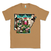 Toasted Coconut arkansas map Classic Tee - RacoonDesign