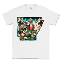 White arkansas map Classic Tee - RacoonDesign