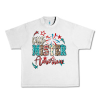 Lunar Rock Little mister America 4th of july Urban Heavy Tee - HowdyJamesFarm