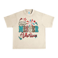 Sandshell Little mister America 4th of july Urban Heavy Tee - HowdyJamesFarm