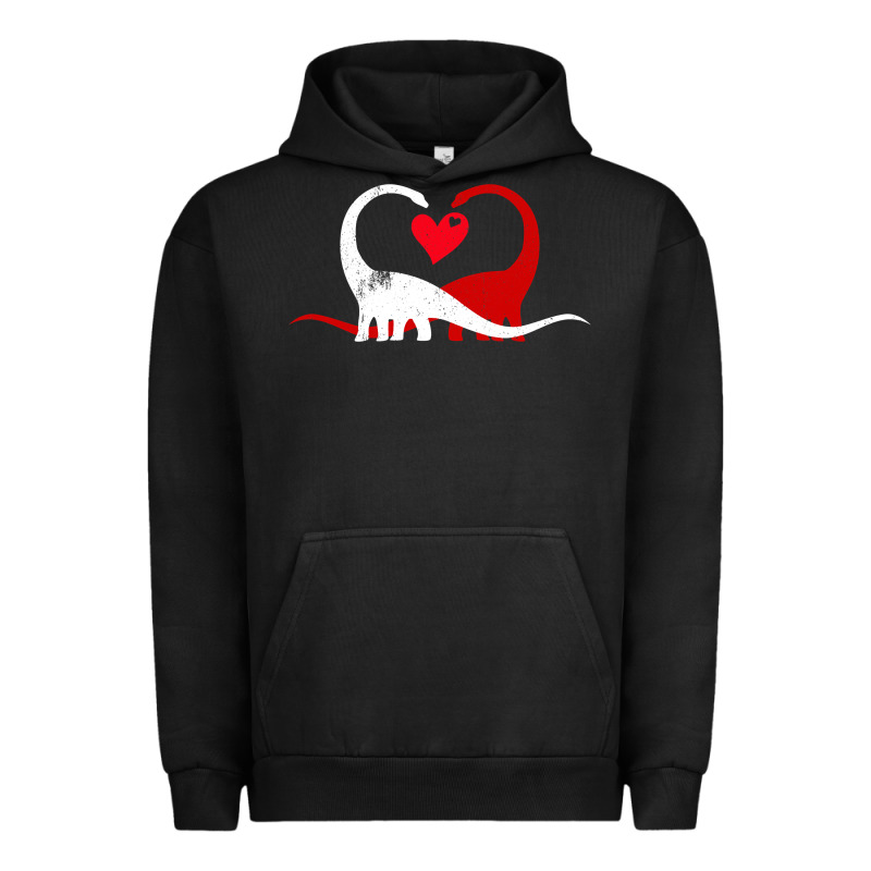 Funny Hearts Love Dinosaur Valentine S Day Gift Boys Girls Urban Hoodie by minhPixels | Teevron