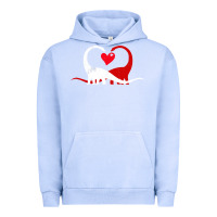 Pigment Grape Ice funny hearts love dinosaur valentine s day gift boys girls Urban Hoodie - minhPixels