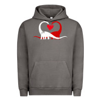 Pigment Tornado funny hearts love dinosaur valentine s day gift boys girls Urban Hoodie - minhPixels