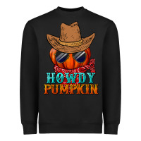 Black howdy pumpkin Heavyweight Sweatshirt - BundleAndBundleShop
